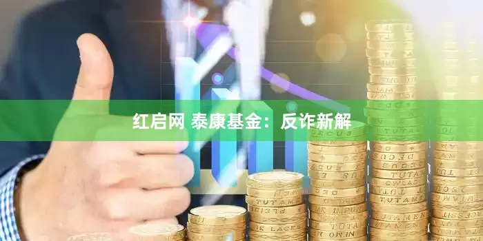 红启网 泰康基金：反诈新解