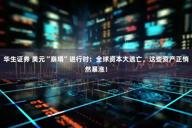 华生证券 美元“崩塌”进行时：全球资本大逃亡，这些资产正悄然暴涨！